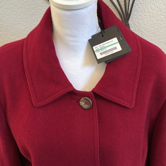 BGSD Women Heather Wool Blend Walking Coat - Picture 9 of 13